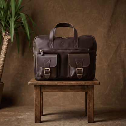Heritage Pro – Hakiki Deri Laptop Çantası