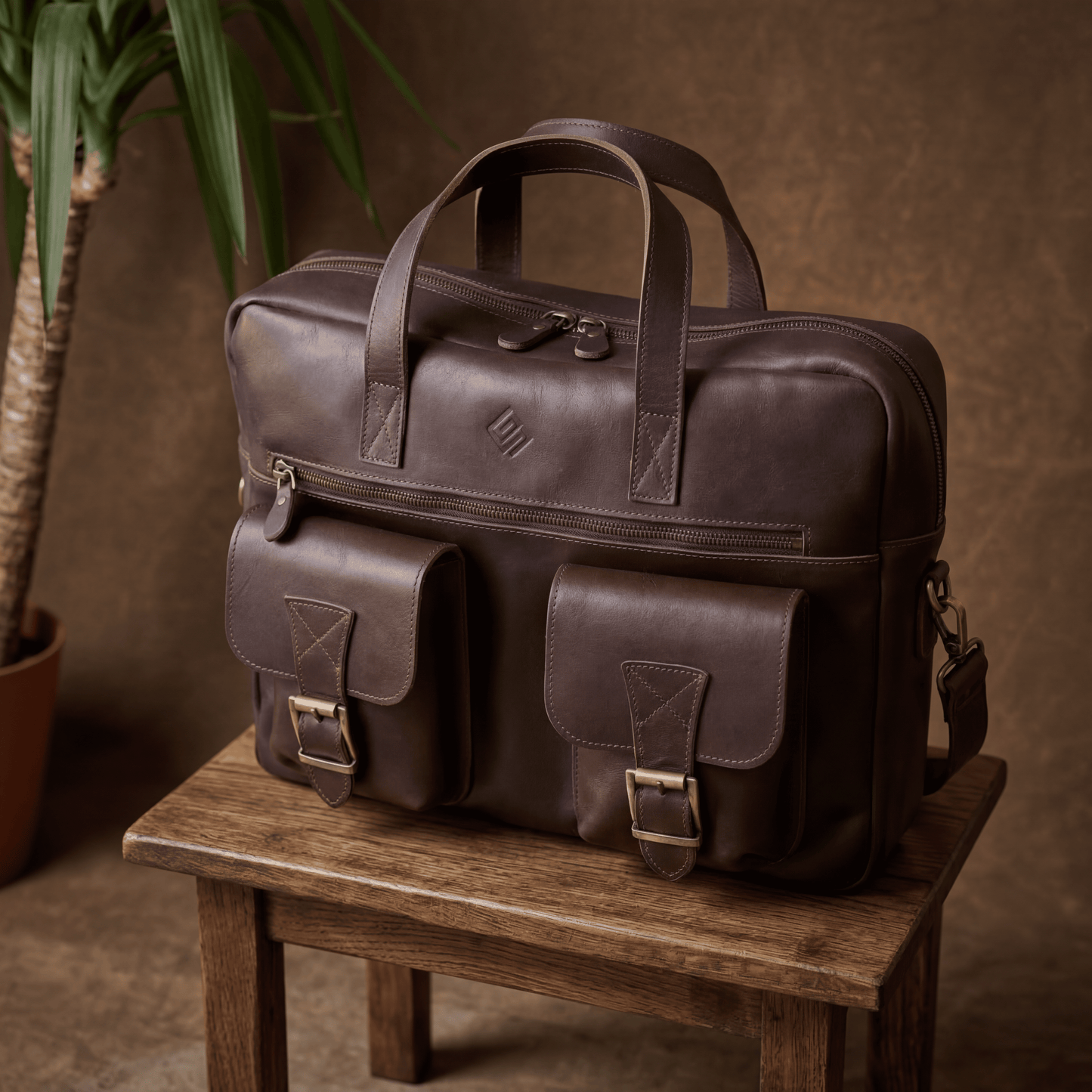 Heritage Pro – Hakiki Deri Laptop Çantası