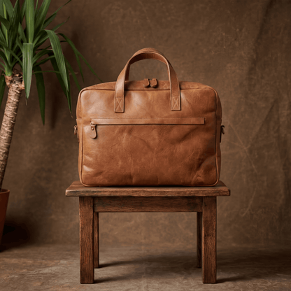 Heritage Pro – Hakiki Deri Laptop Çantası